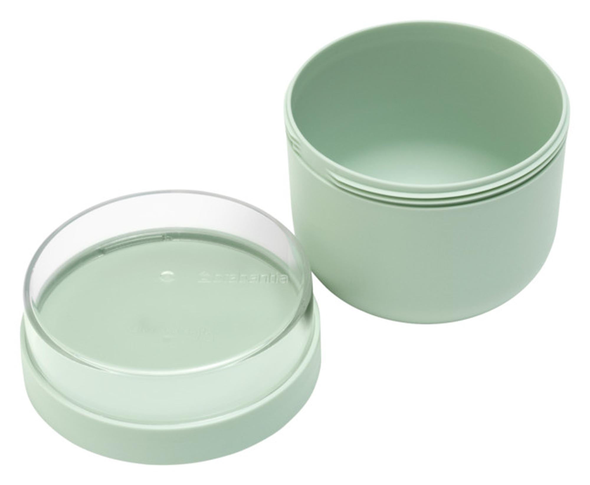 Praktische Joghurt Bowl von BRABANTIA in Jadegrün, 0.5 l, ideal für unterwegs. Stilvoll, auslaufsicher und umweltfreundlich.