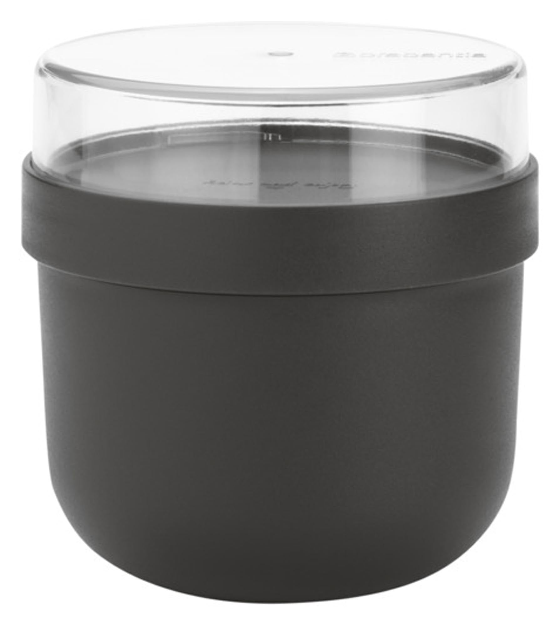 BRABANTIA Joghurt Bowl Make & Take dark grey 0.5 l in  präsentiert im Onlineshop von KAQTU Design AG. Glas ist von BRABANTIA