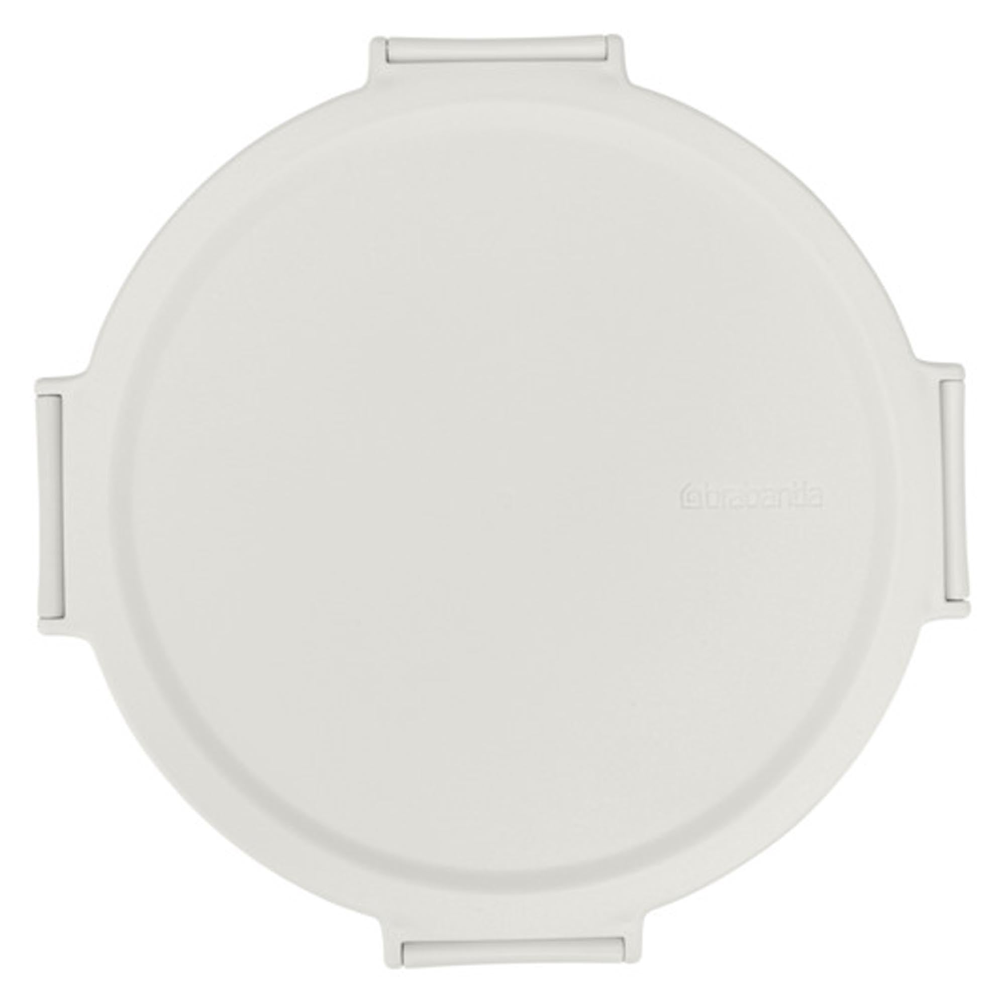Praktische BRABANTIA Lunchschüssel Make & Take in Hellgrau, 1 Liter, ideal für unterwegs, auslaufsicher und stilvoll für Mahlzeiten.