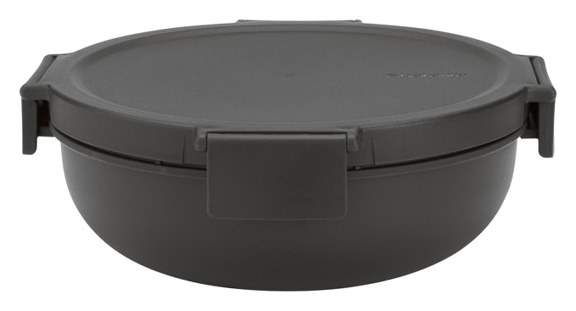 BRABANTIA Lunchschüssel Make & Take dark grey 1.3 l in  präsentiert im Onlineshop von KAQTU Design AG. Aufbewahrungsdose ist von BRABANTIA