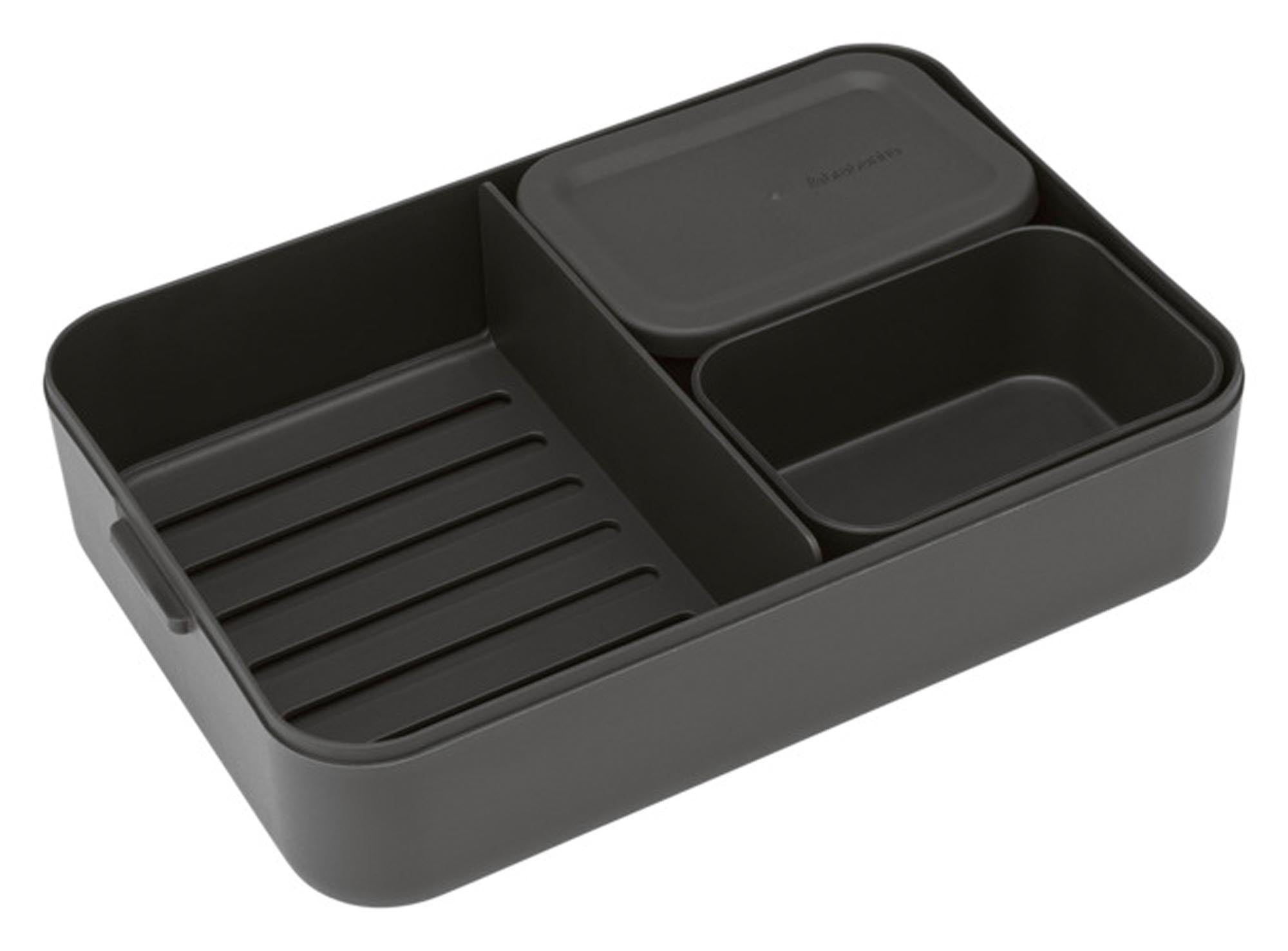 BRABANTIA Lunchbox Bento Make & Take jade green 2 l in  präsentiert im Onlineshop von KAQTU Design AG. Aufbewahrungsdose ist von BRABANTIA