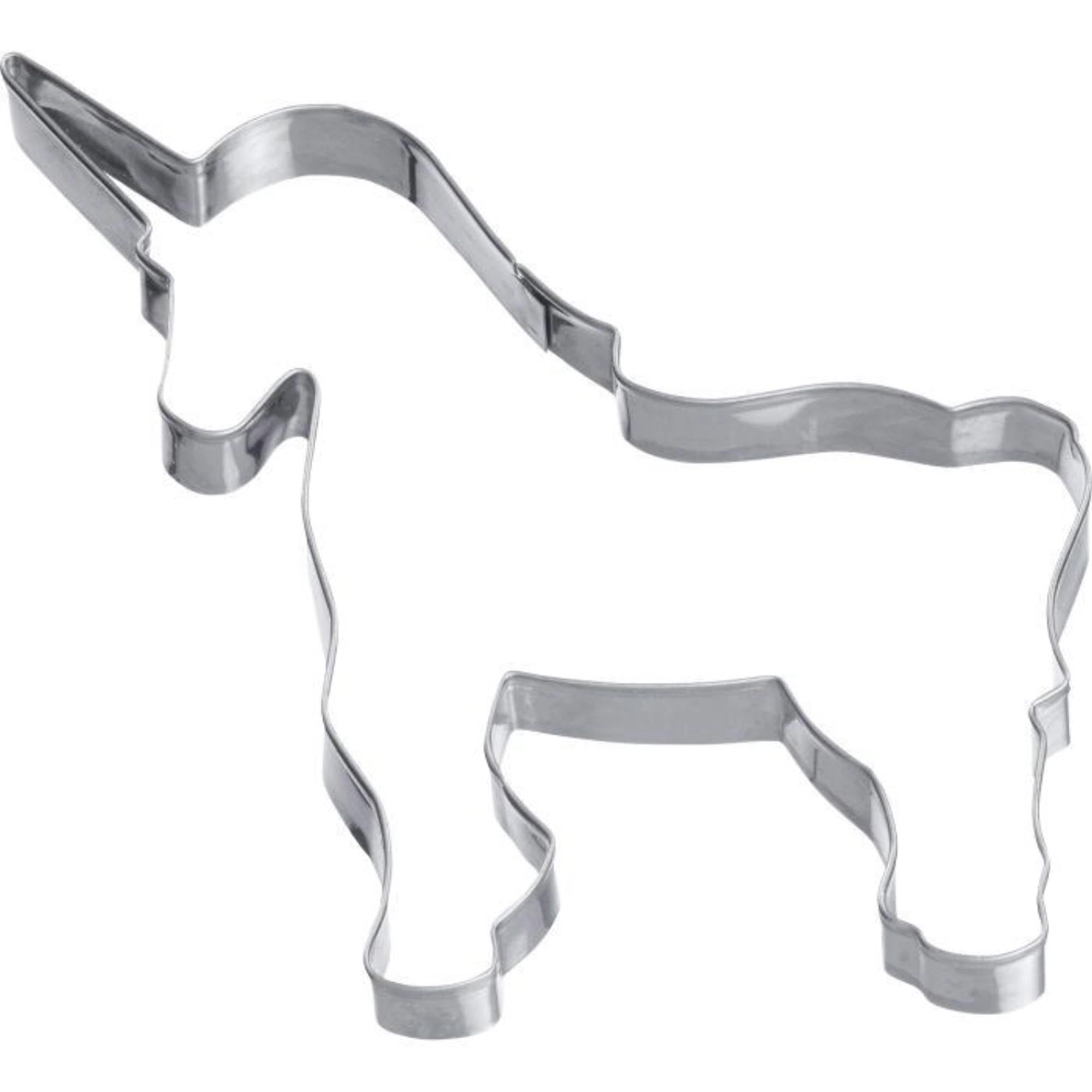 Entdecken Sie die zauberhafte Ausstechform Einhorn stehend von Westmark! Ideal für kreative Kekse, langlebig aus Edelstahl und spülmaschinenfest.