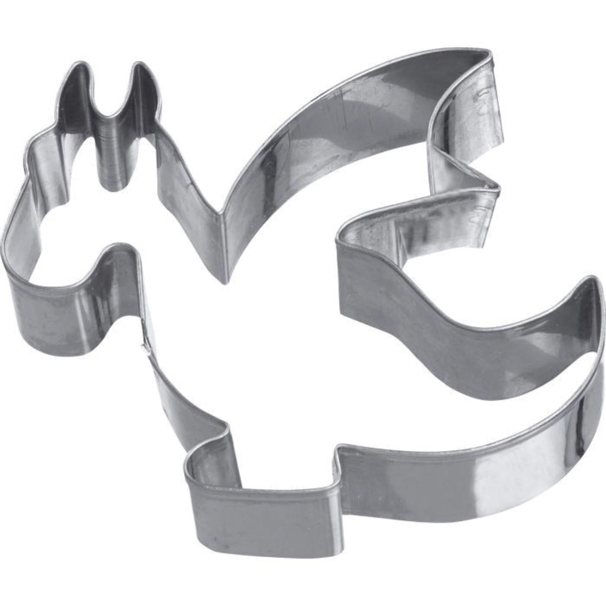 Entdecken Sie die Ausstechform Drache mit Flügel von Westmark! Ideal für kreative Plätzchen, langlebig aus Edelstahl, perfekt für Kindergeburtstage.