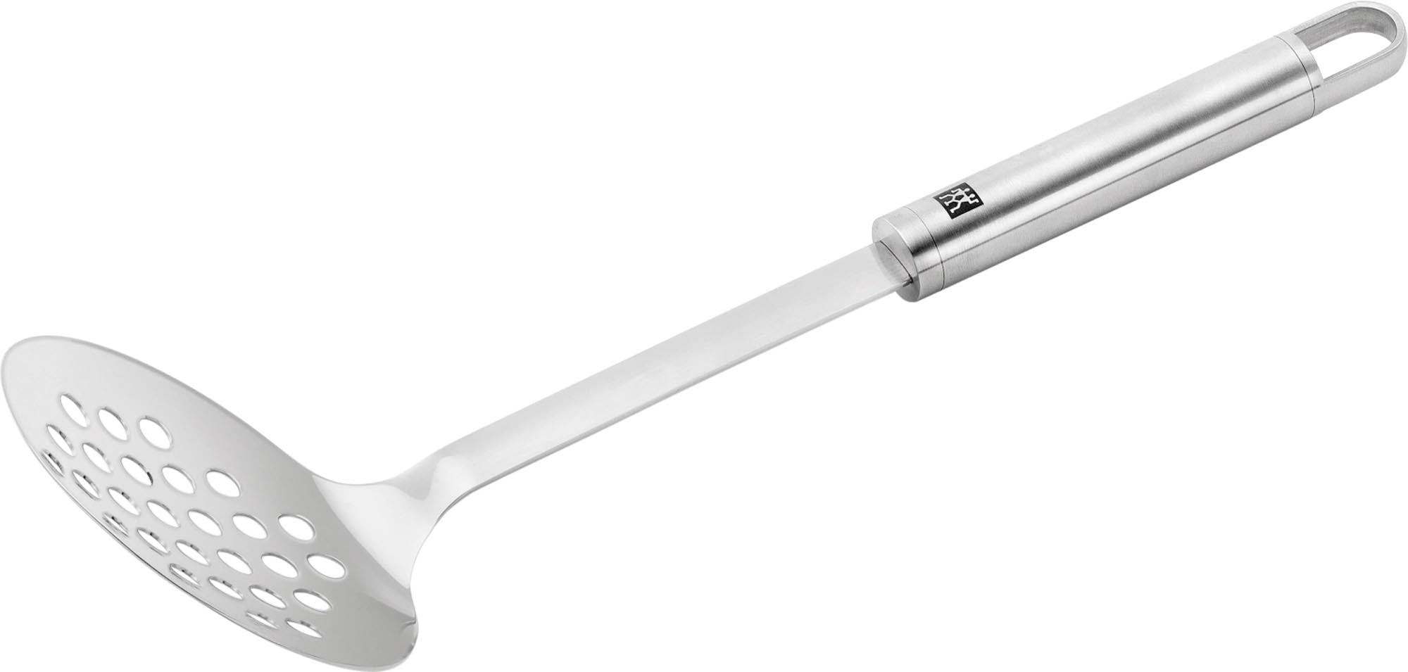 Zwilling Pro Schaumlöffel rund, 33 cm in Silber präsentiert im Onlineshop von KAQTU Design AG. Kochbesteck ist von Zwilling Kitchen