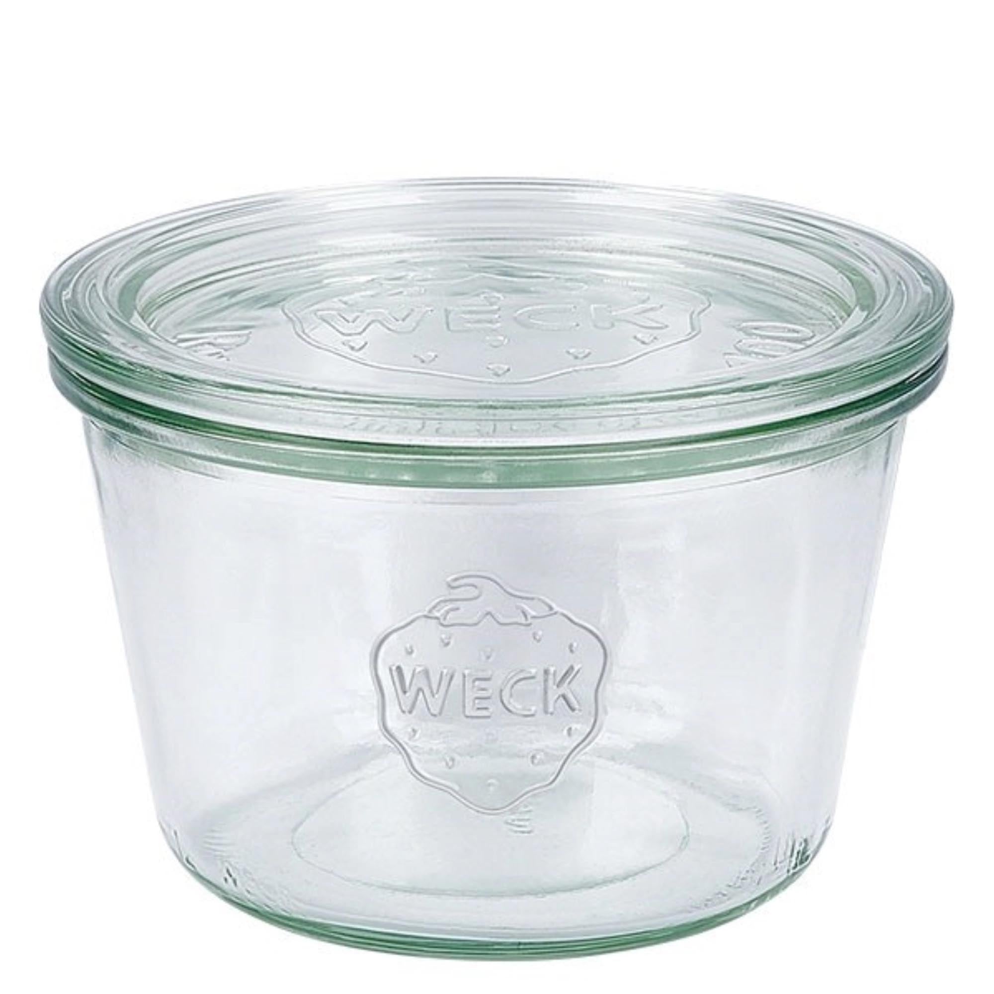 Das WECK Sturzglas 370ml RR100 ist ideal für die Aufbewahrung von Lebensmitteln. Hitzebeständig, geschmacksneutral und spülmaschinenfest.