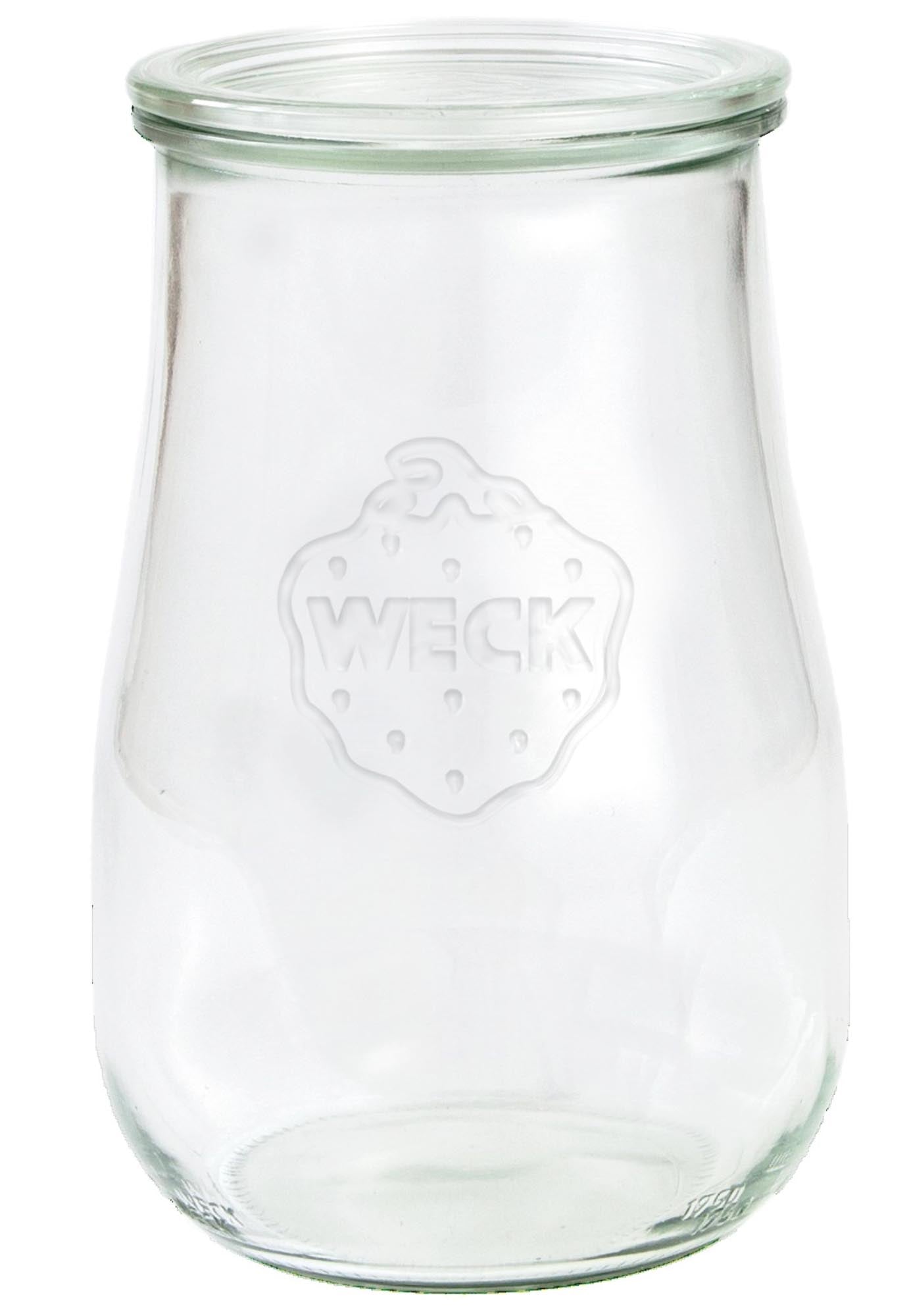 Das WECK Tulpenglas 2700ml RR100 ist ideal für die Lebensmittelaufbewahrung. Hitzebeständig, geschmacksneutral und spülmaschinenfest – perfekt für Einmachen und Lagern!