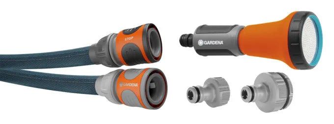 Das GARDENA Liano Xtreme Schlauch Set 1/2" 10 m bietet extreme Flexibilität und Robustheit für anspruchsvolle Gartenarbeiten.