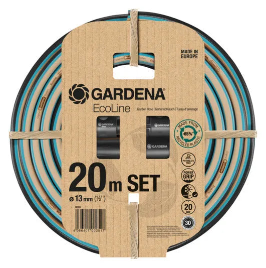 GARDENA Schlauch EcoLine 1/2" 20m mit Adapter in  präsentiert im Onlineshop von KAQTU Design AG. Bewässerung ist von GARDENA