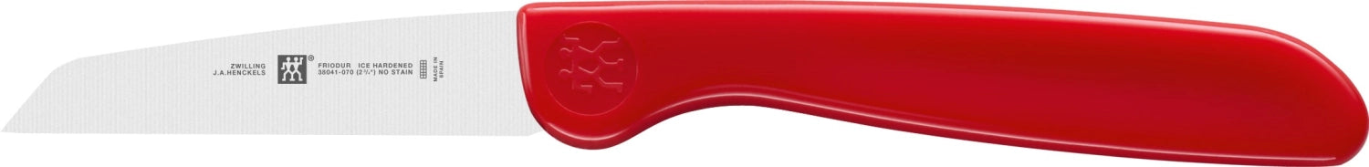 Twin Grip Gemüsemesser rot  70 mm