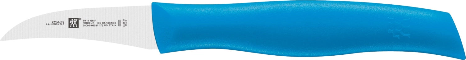 TWIN Grip Schälmesser, blau in Blau präsentiert im Onlineshop von KAQTU Design AG. Zutaten ist von Zwilling