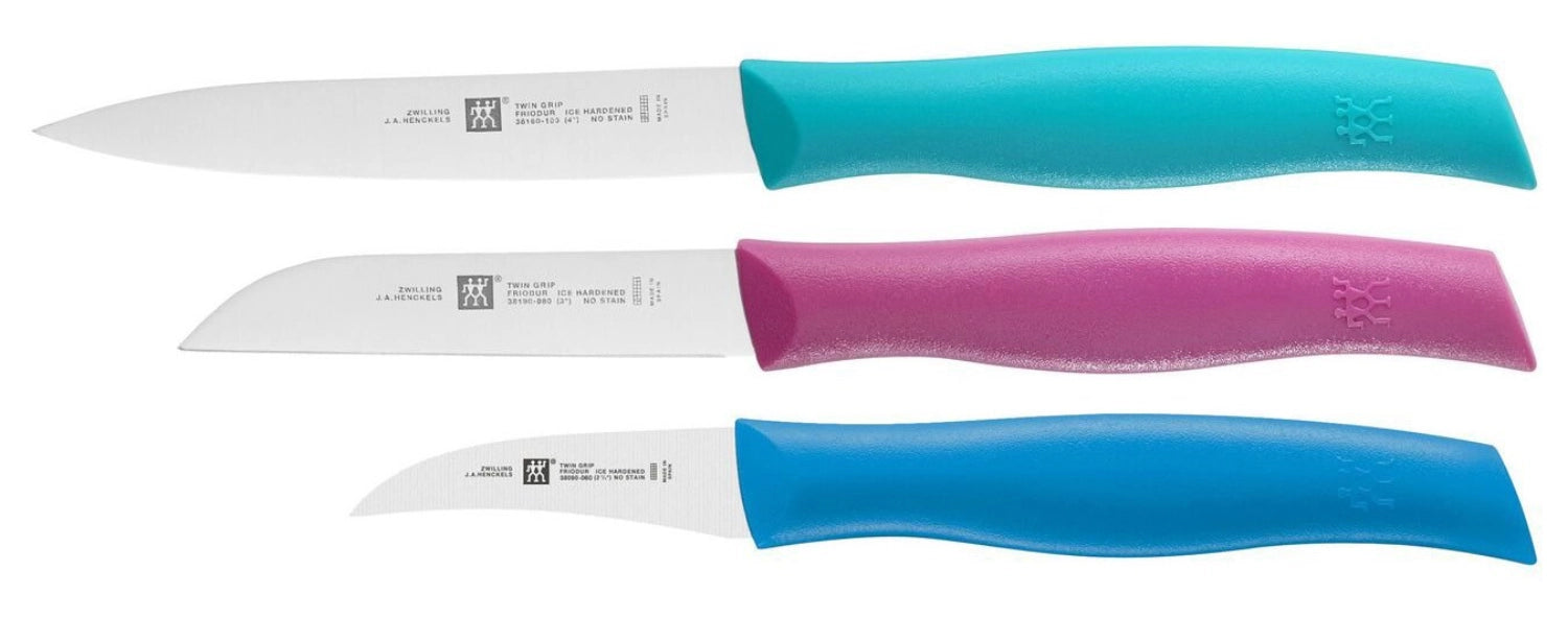 ZWILLING TWIN Gemüsemesserset 3-tlg. in Mehrfarbig präsentiert im Onlineshop von KAQTU Design AG. Küchenmesser ist von Zwilling Kitchen