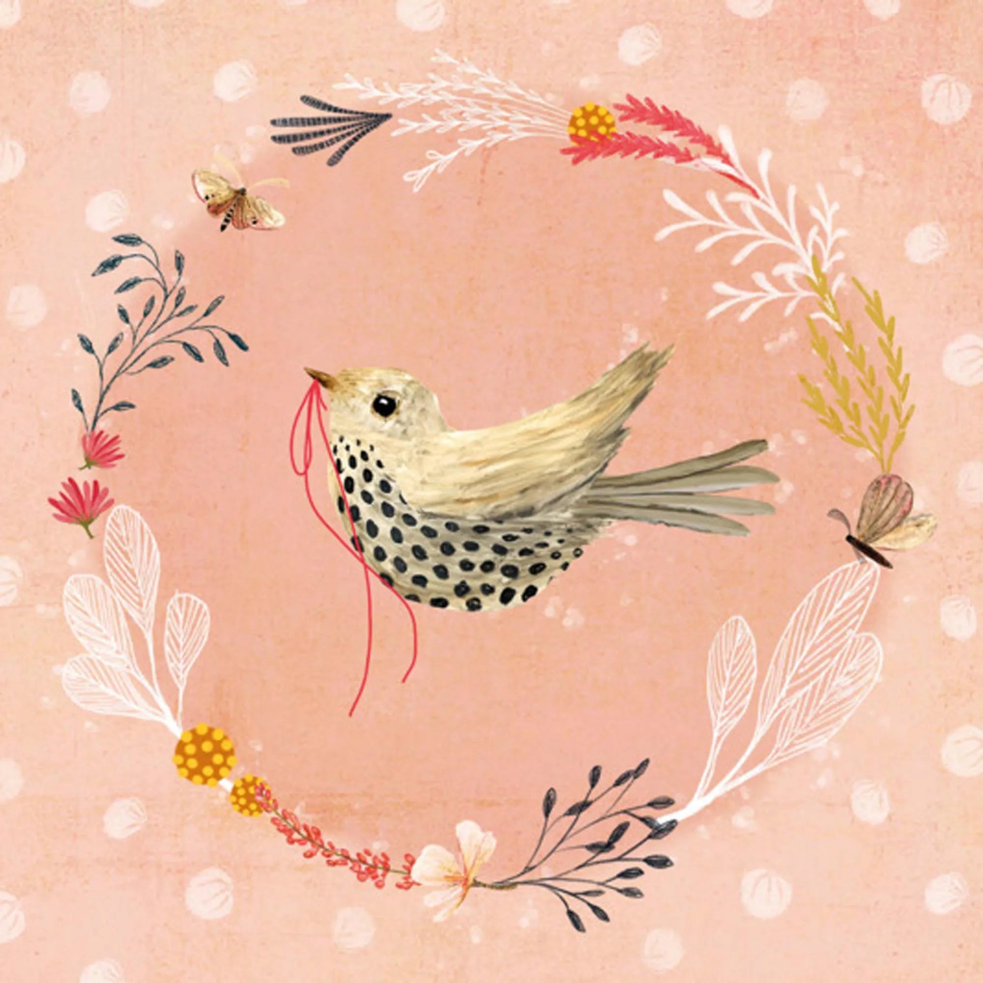 Servietten Bird Romance 33x33 cm in  präsentiert im Onlineshop von KAQTU Design AG. Servietten ist von PPD