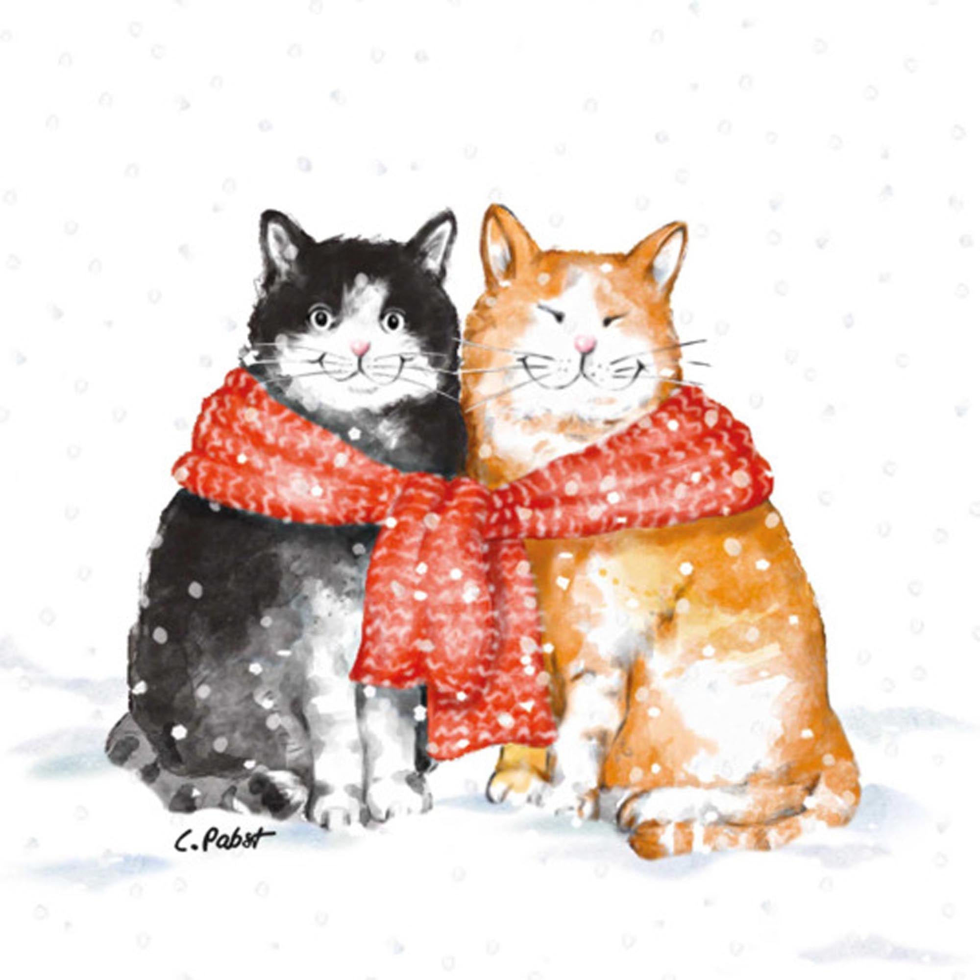 Entdecken Sie die charmanten PPD Servietten O'Malley & Friend 33x33 cm – perfekte Tischdekoration für Feste, Geburtstagsfeiern und Familienessen.