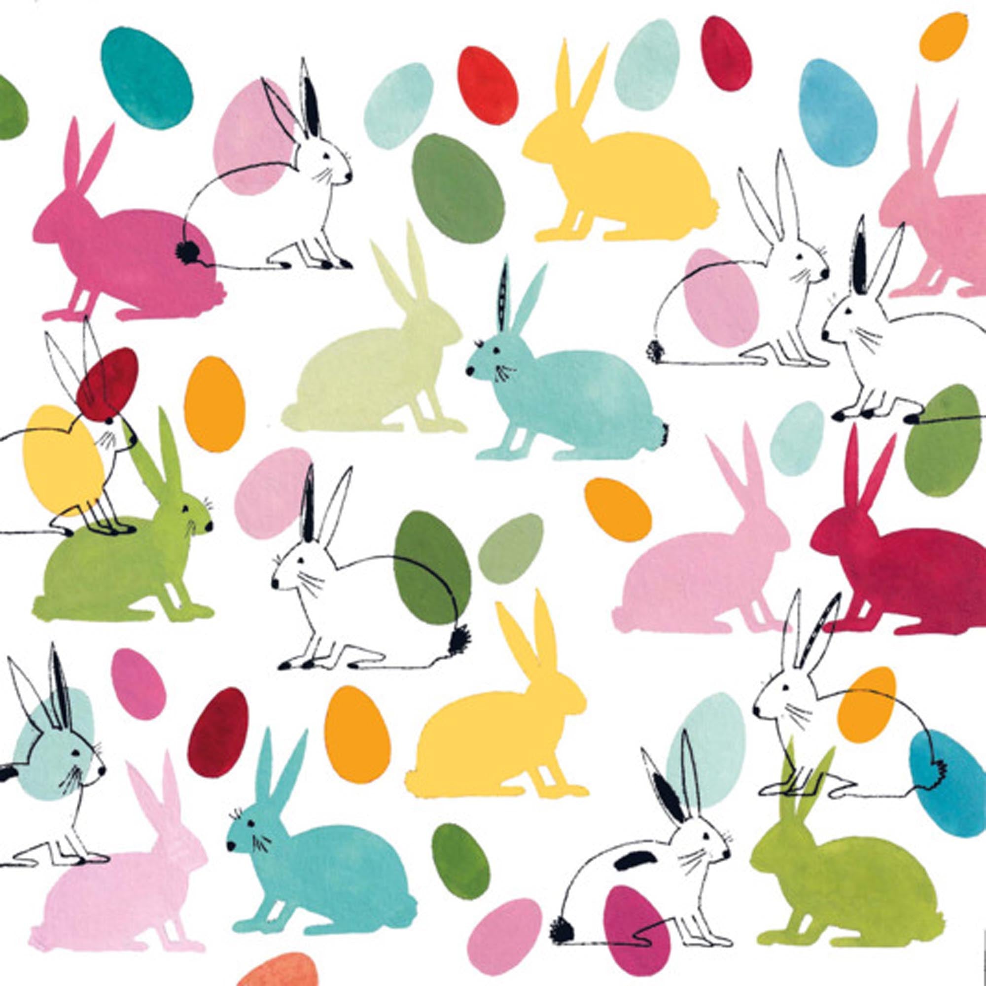 Entdecken Sie die PPD Servietten Rabbits & Eggs 33x33 cm – ideal für Ihre Osterdekoration! Hochwertig, umweltfreundlich und perfekt für jede Feier.
