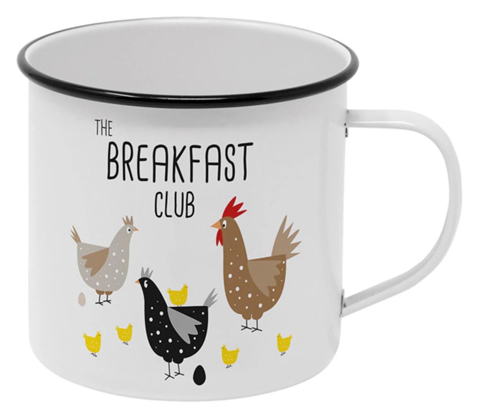 Happy Metal Mug Breakfast Club in  präsentiert im Onlineshop von KAQTU Design AG. Glas ist von PPD