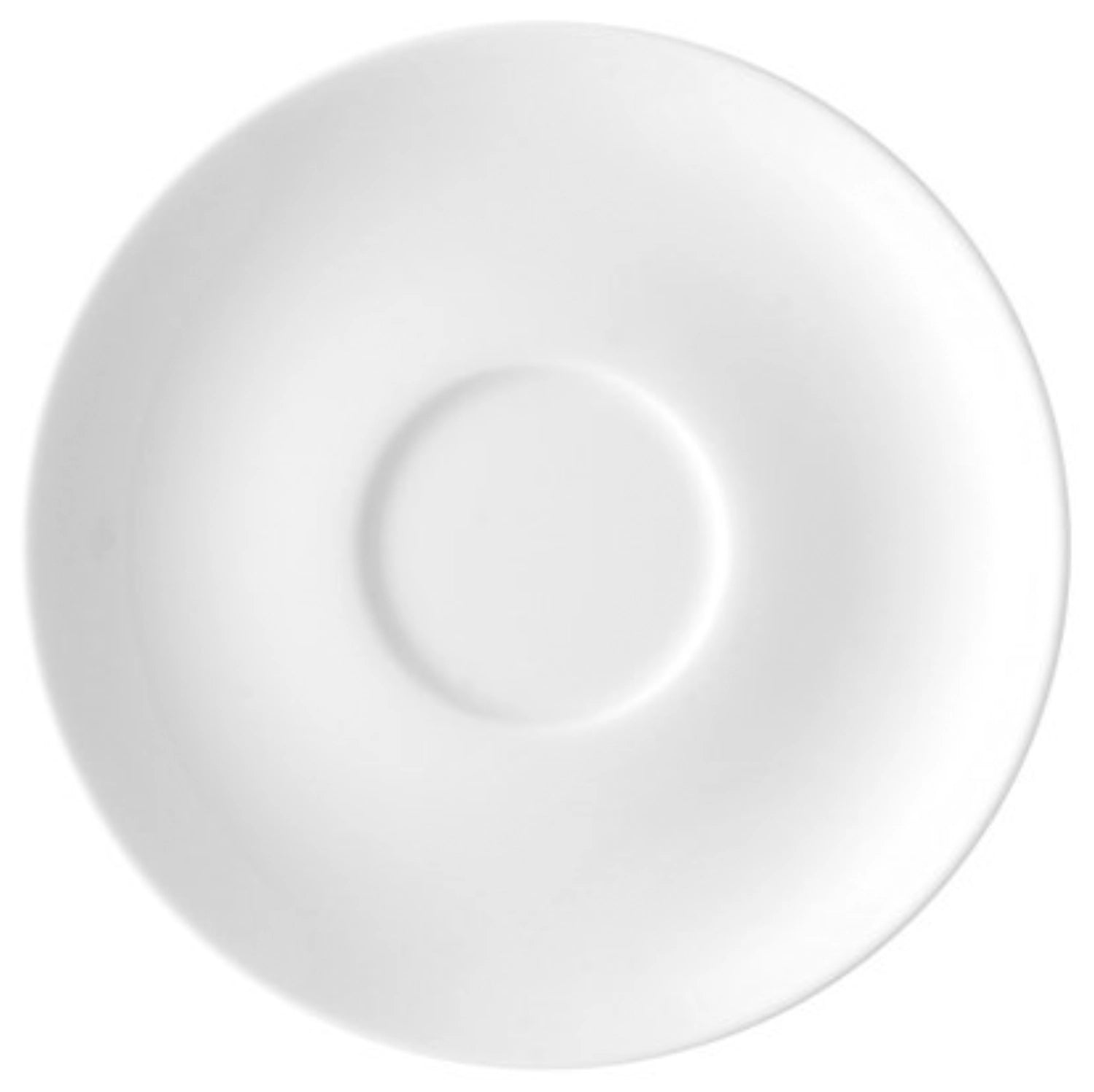 Form 1382 weiss Café au lait Tee - Untertasse 15cm in Weiss präsentiert im Onlineshop von KAQTU Design AG. Tasse ist von Rosenthal