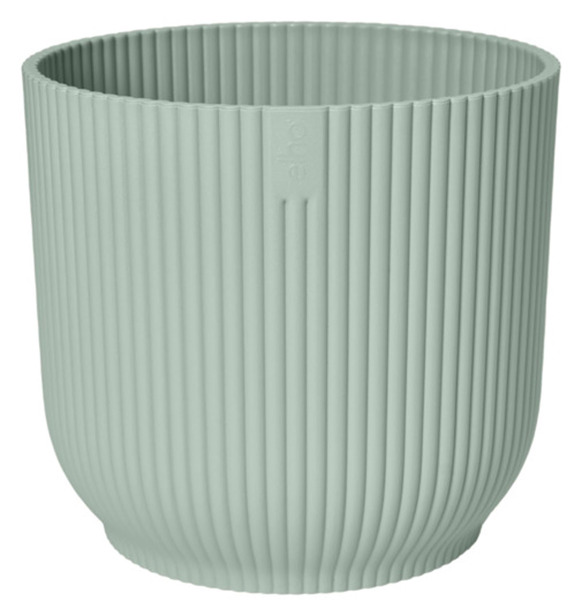 Entdecken Sie den ELHO Topf vibes fold rund mini ø 11.1 cm in Sorbet Grün – umweltfreundlich, stilvoll und perfekt für kleine Pflanzen!