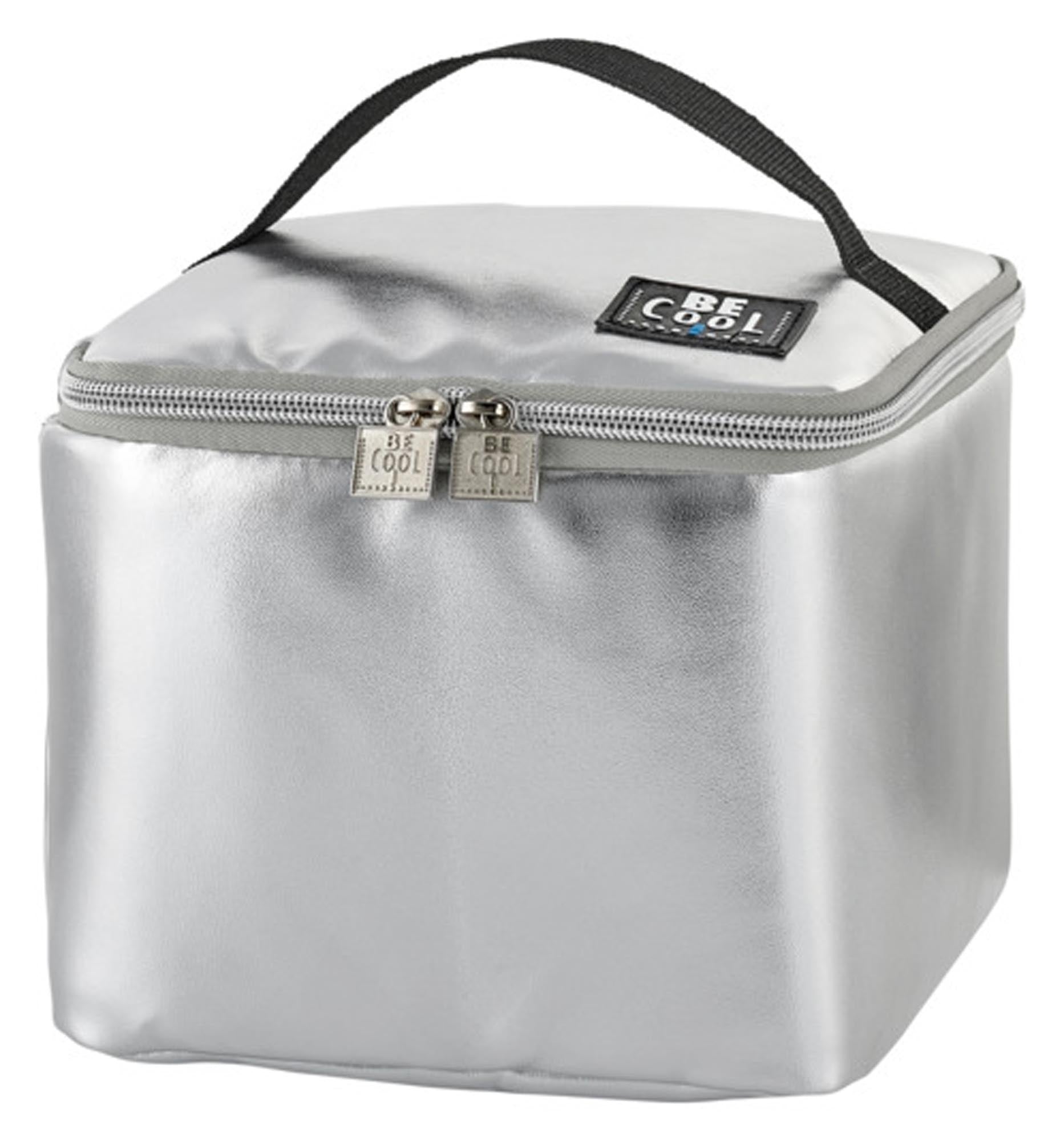 Kompakte BE COOL Kühltasche Silver 4.5l: Perfekte Isolierung, stilvolles Design, ideal für unterwegs. Frische Snacks & kühle Getränke überall!