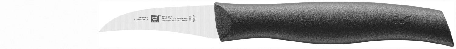 TWIN Grip Schälmesser 60 mm in Schwarz präsentiert im Onlineshop von KAQTU Design AG. Küchenmesser ist von Zwilling Kitchen