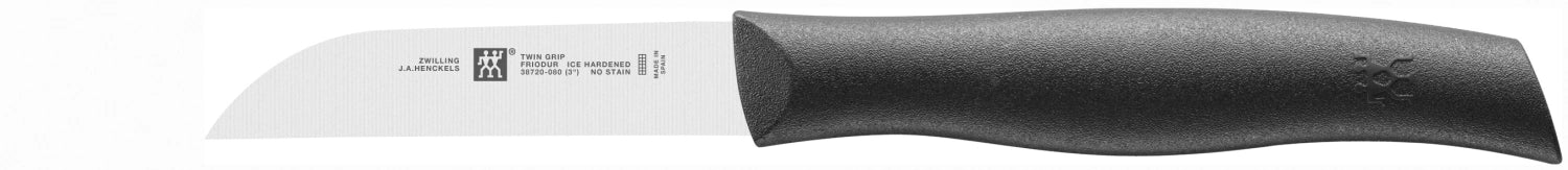 TWIN Grip Gemüsemesser 80 mm in Schwarz präsentiert im Onlineshop von KAQTU Design AG. Küchenmesser ist von Zwilling Kitchen
