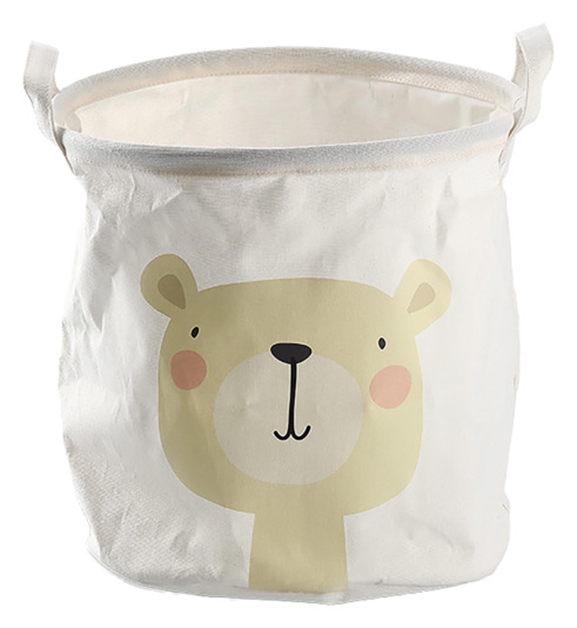 Entdecke den ZELLER Aufbewahrungskorb Bär (ø 30 cm) – der praktische Ordnungshelfer für jedes Kinderzimmer. Robust, pflegeleicht und stilvoll!