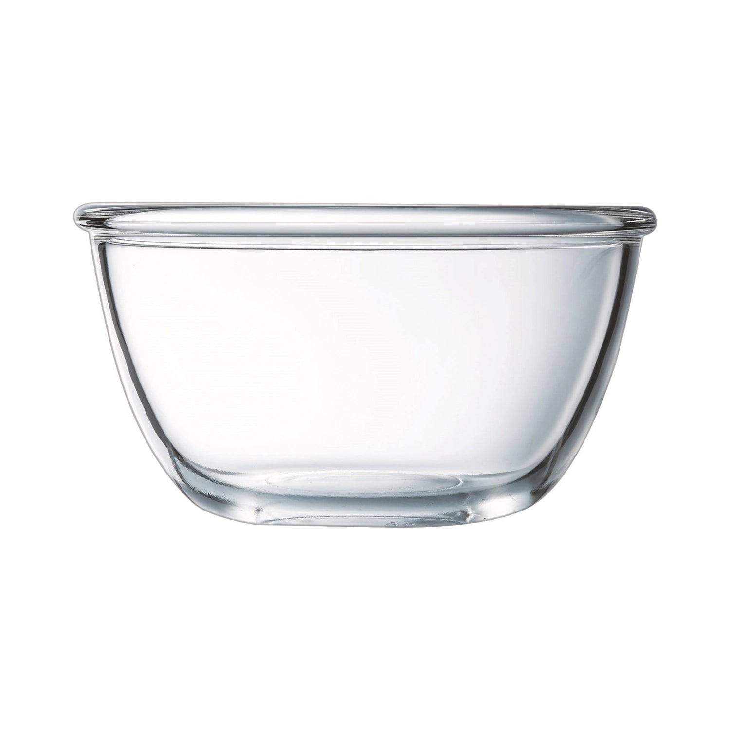 Elegante Cocoon Schüssel aus strapazierfähigem Hartglas, ideal für kreative Anrichte und stilvolle Präsentation, Maße: D12cm, H6.7cm.