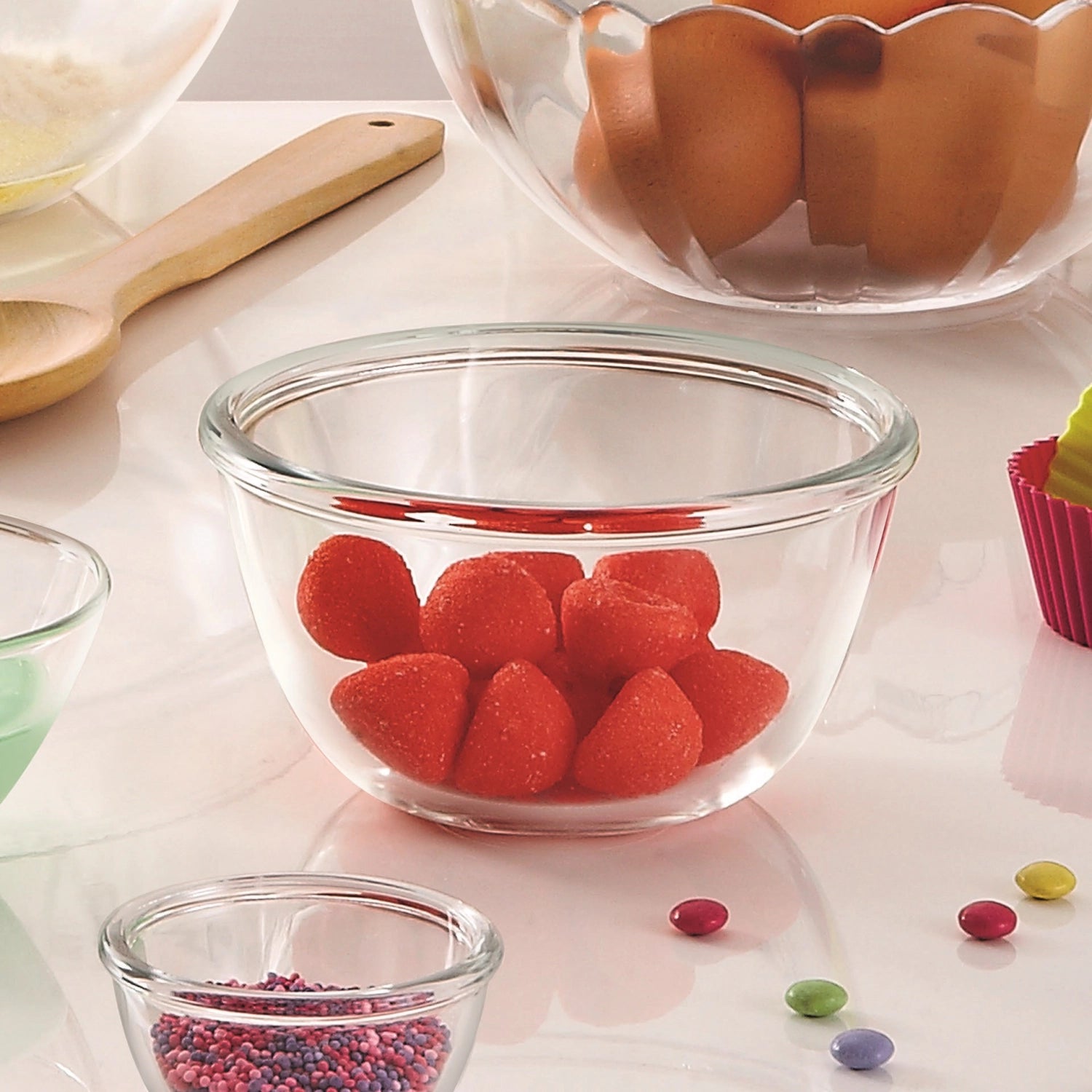 Cocoon Schüssel D12cm H6.7cm Hartglas