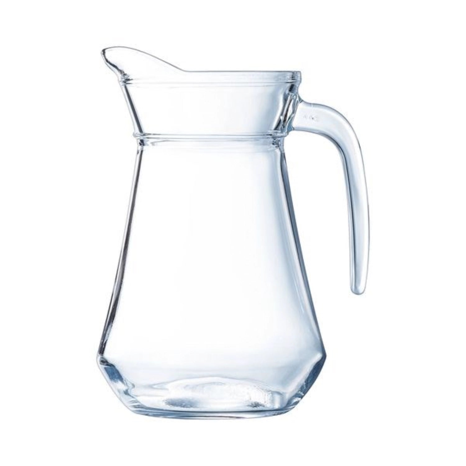 Eleganter Arc Broc Krug mit 1 Liter Fassungsvermögen, ideal für Getränke und stilvolle Tischdekoration. Perfekt für jeden Anlass.
