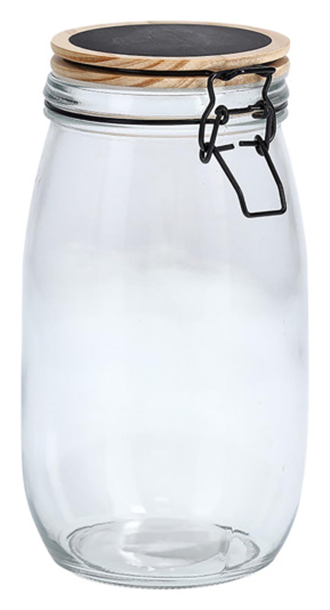Elegantes 500ml Vorratsglas von ZELLER PRESENT: luftdicht, hygienisch, transparent, ideal für Lebensmittel, Gewürze und Snacks.