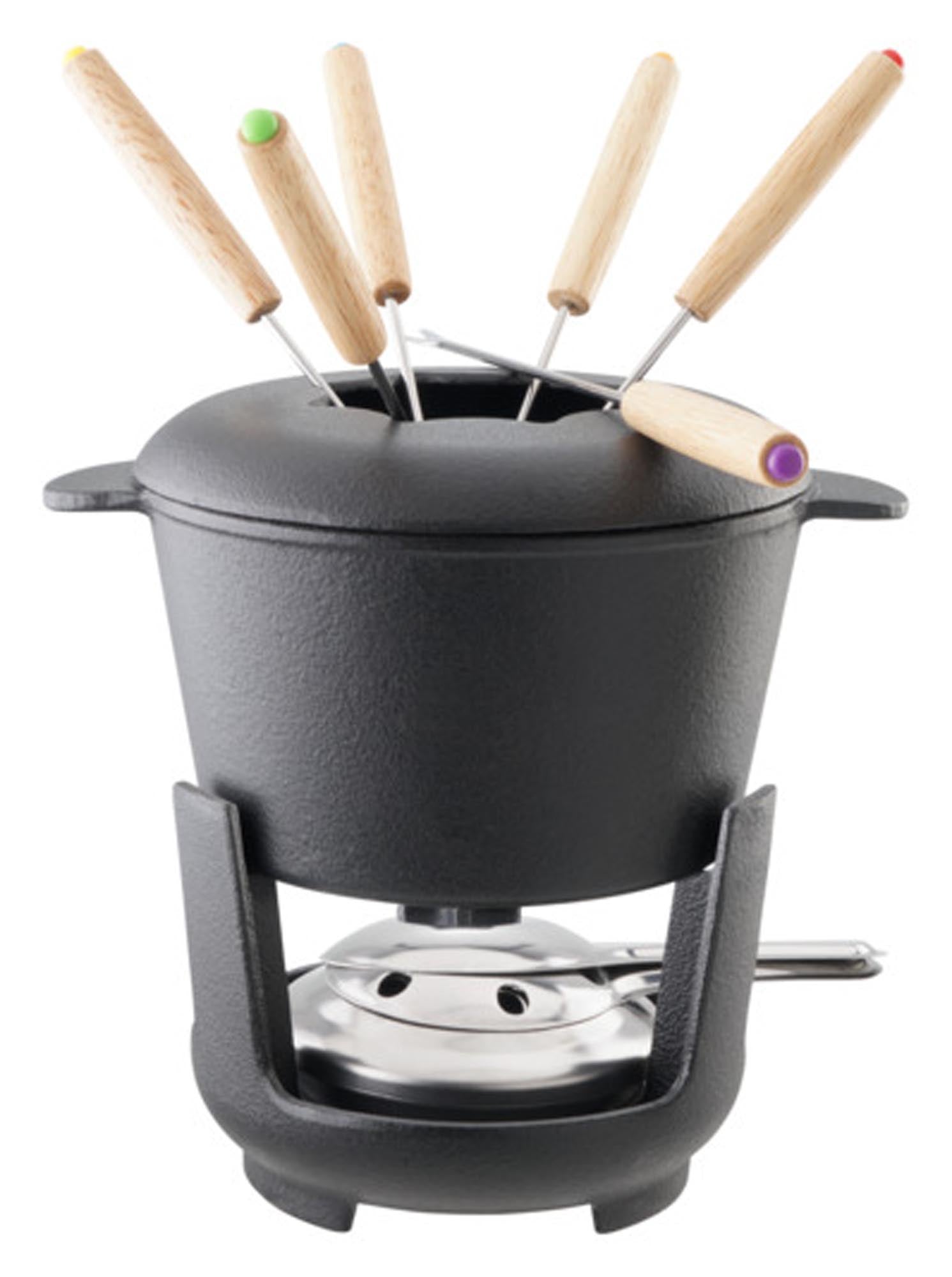 Fondueset Guss 11-teilg in  präsentiert im Onlineshop von KAQTU Design AG. Fondue/Raclette ist von EVA COLLECTION