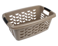 EBNAT Wäschekorb Kunststoff 52x33x21 cm taupe