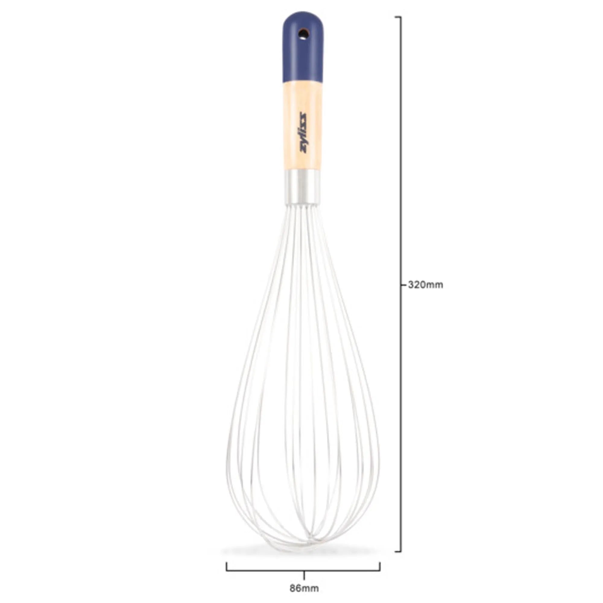 Der 33 cm ZYLISS Schneebesen: Perfekt für Eier, Sahne & mehr. Ergonomisch, aus Buche, pflegeleicht. Ideal für jede Küche!