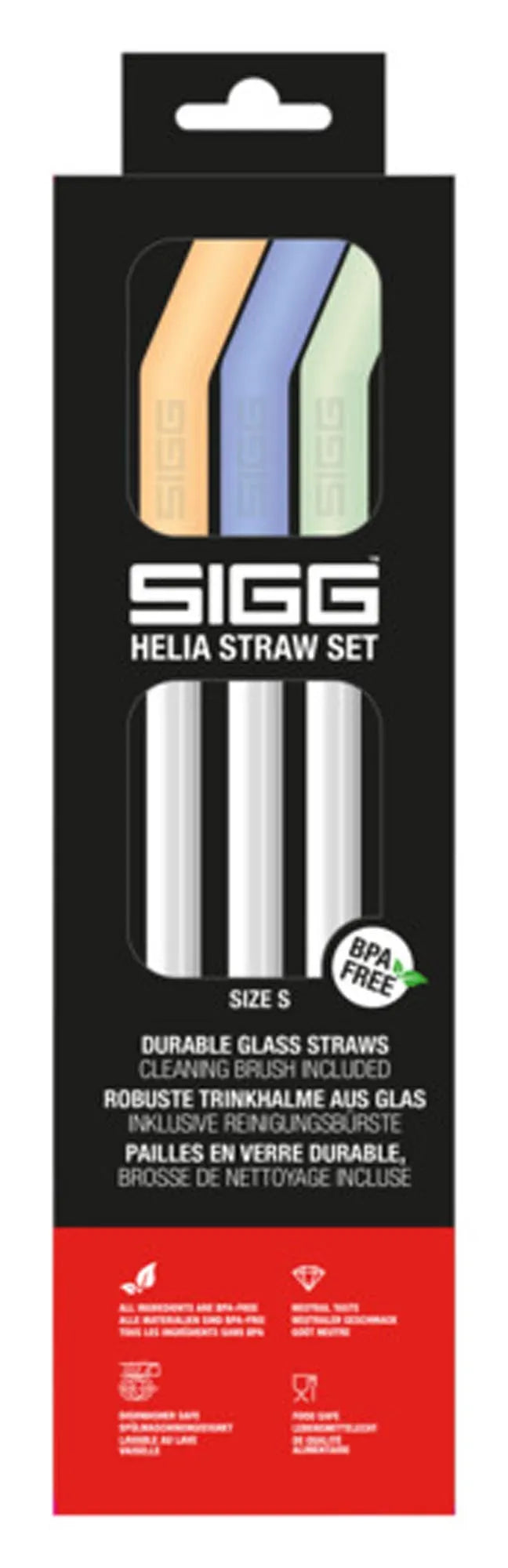 Trinkhalme Helia Straw Set Day Small 3 Stück in  präsentiert im Onlineshop von KAQTU Design AG. Barzubehör ist von SIGG