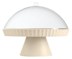 BLIM PLUS Schale auf Fuss Agora  mit Haube und Kuchenheber brown sugar ø 30 cm