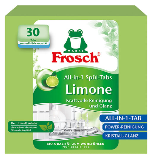 FROSCH Geschirrspültabs All-in-1 30 Stück in  präsentiert im Onlineshop von KAQTU Design AG. Reinigungsmittel ist von FROSCH