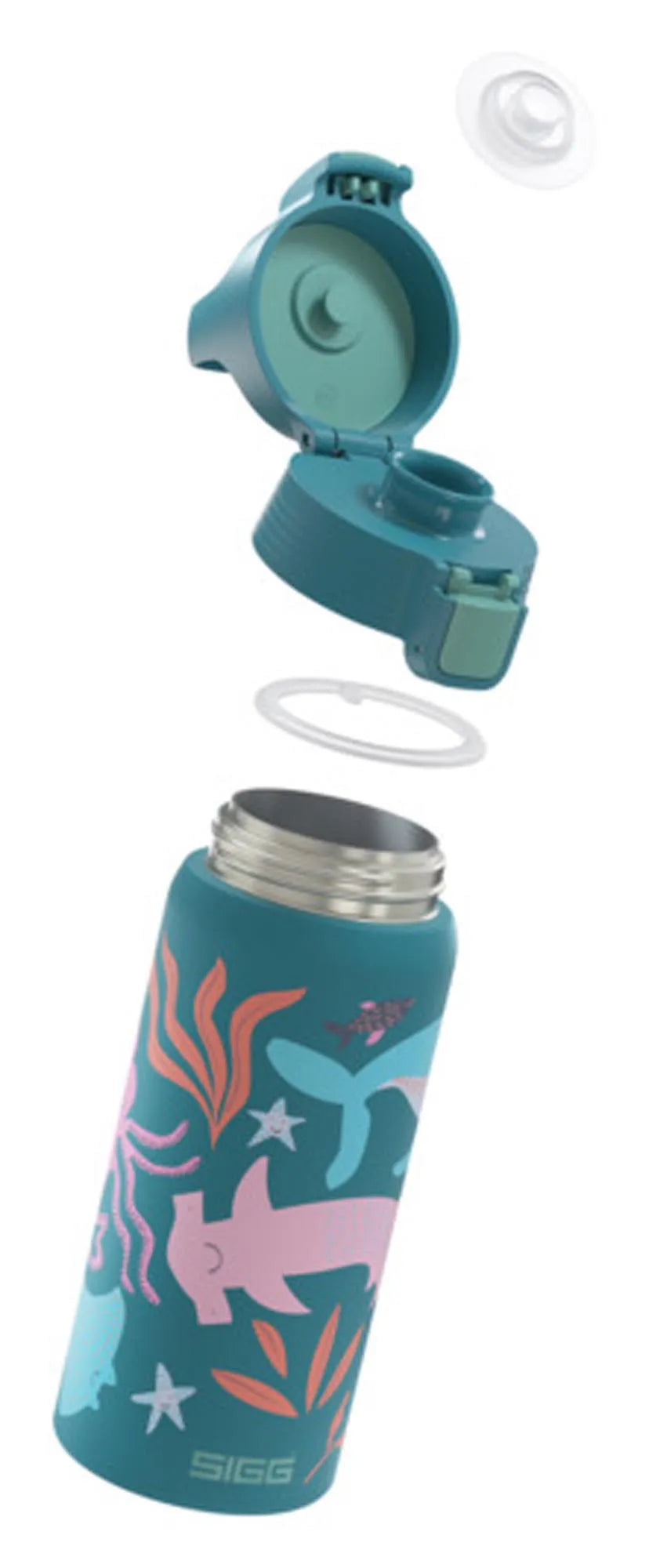 Isolierflasche Shield Therm One Blue World 0.5 l in  präsentiert im Onlineshop von KAQTU Design AG. Küchenhelfer ist von SIGG