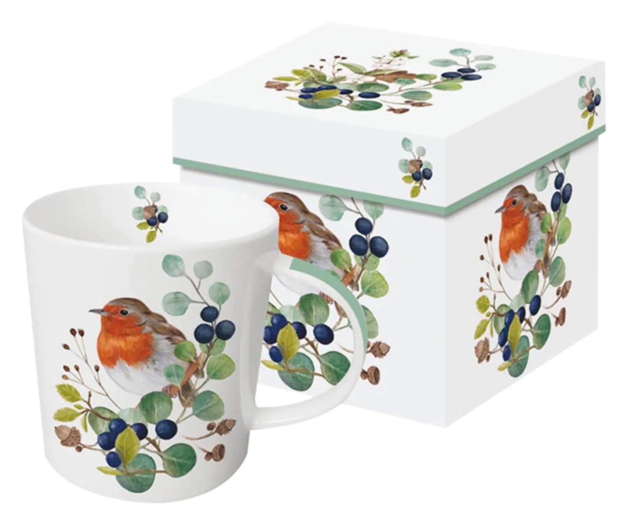 Henkelbecher Trend Mug GB Oiseau sur Banche in  präsentiert im Onlineshop von KAQTU Design AG. Glas ist von PPD