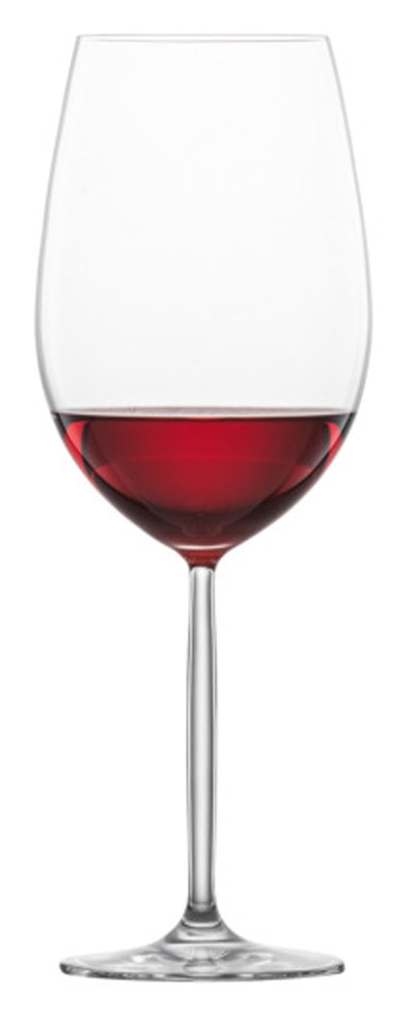 Bordeauxglas Diva 130 6 Stück in  präsentiert im Onlineshop von KAQTU Design AG. Wein- & Sektglas ist von SCHOTT ZWIESEL