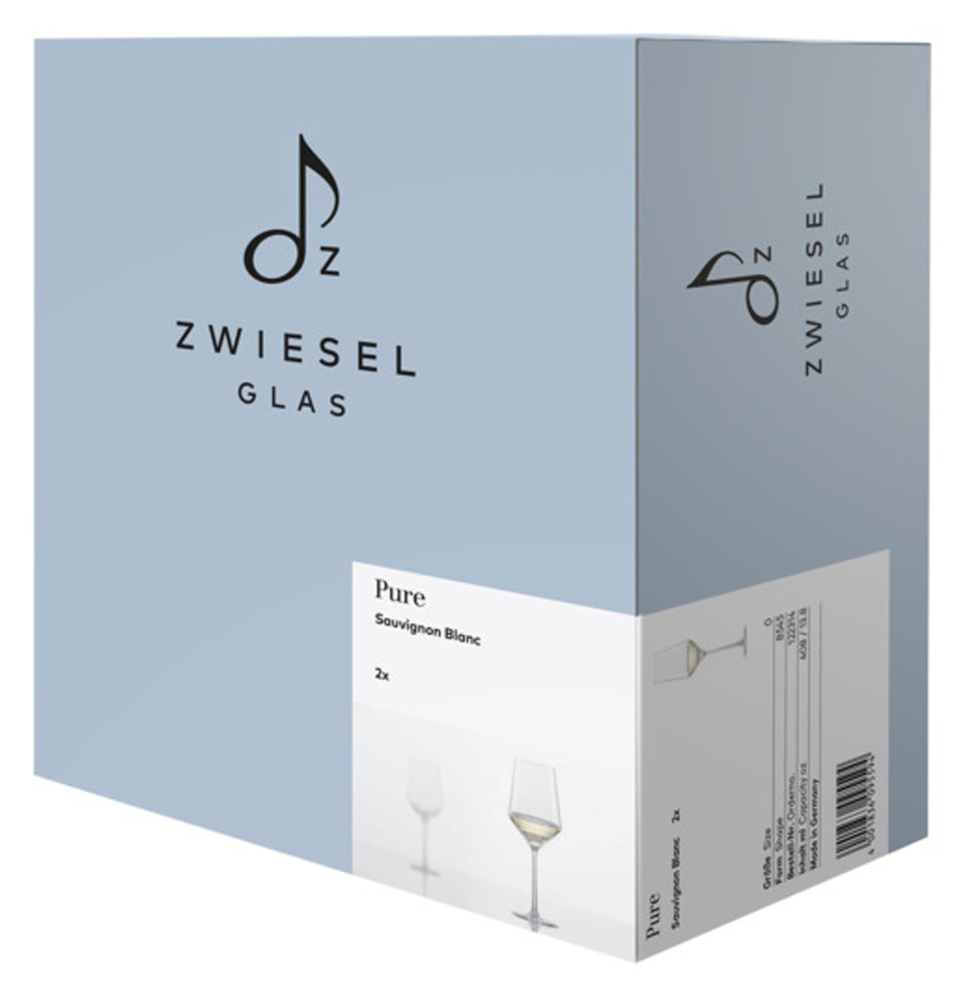 Elegantes Sauvignon Blanc Glas aus Kristall, dünnwandig, bruchfest, für intensives Weinerlebnis. Ideal für Weissweine.