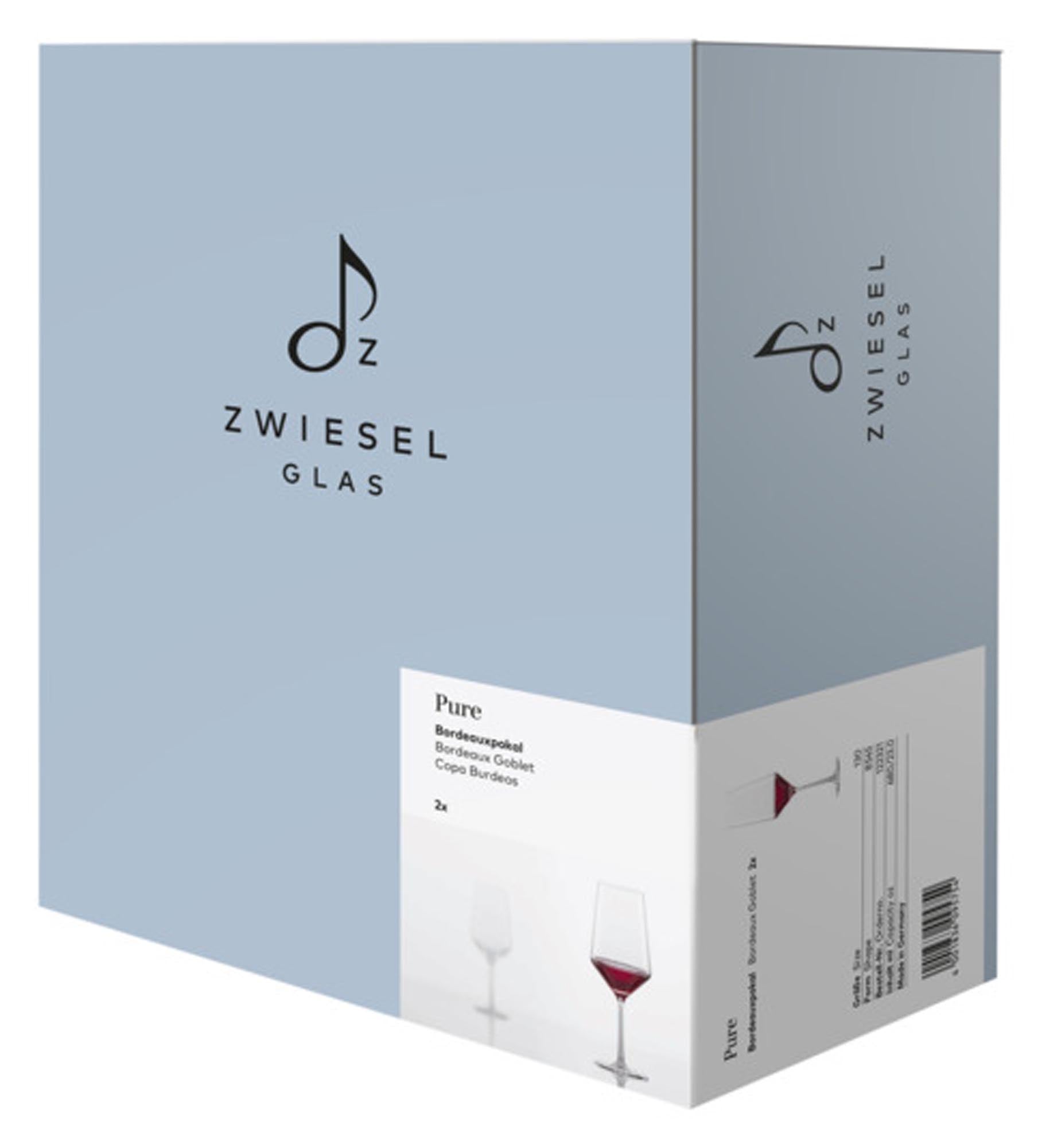 Elegantes Bordeauxglas-Set von ZWIESEL GLAS: Perfekt für Rotweinliebhaber, brillantes Kristallglas, zeitloses Design, ideal für jeden Anlass.