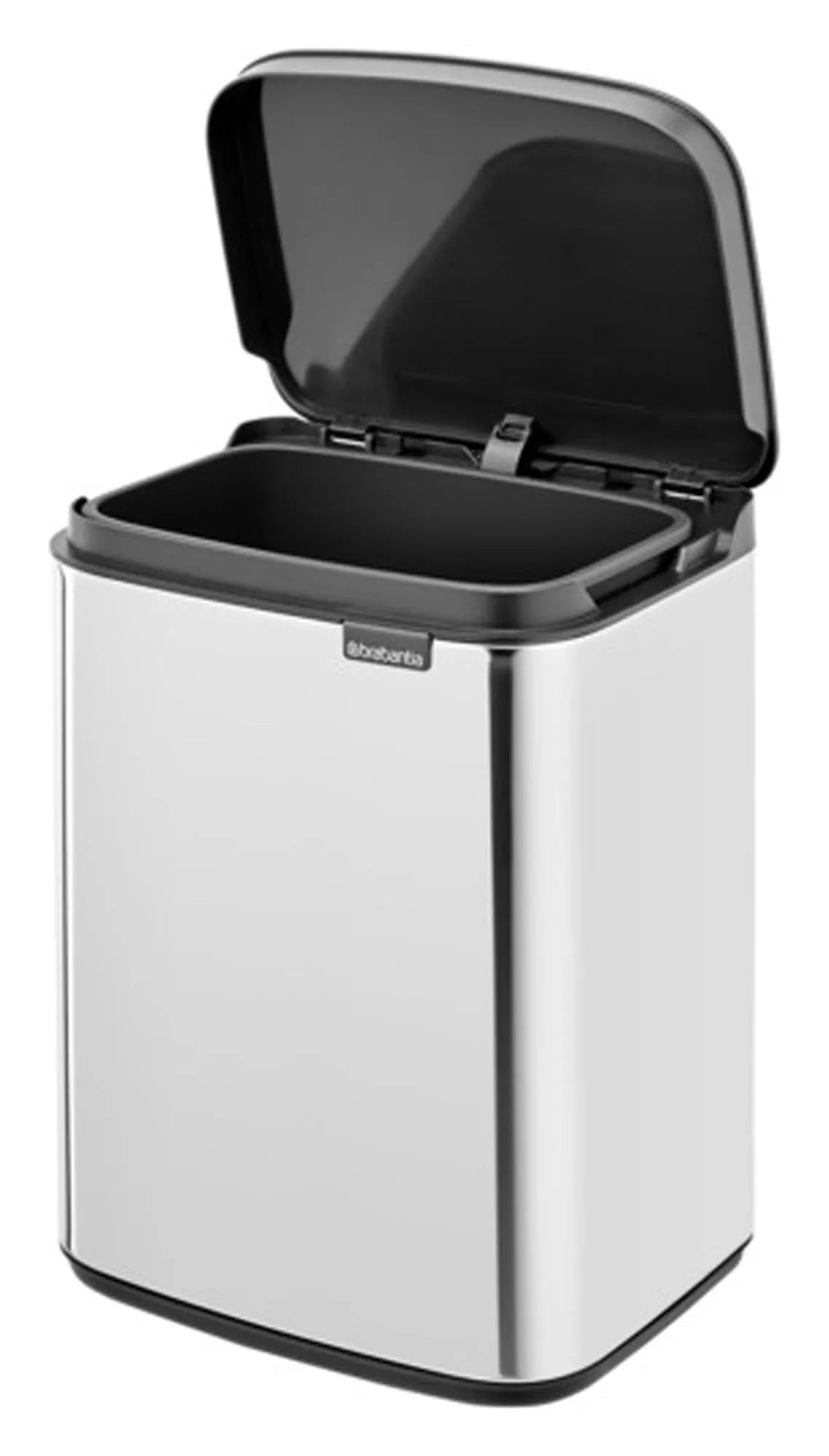 Eleganter BRABANTIA Abfallbehälter Bo aus Edelstahl, 4 Liter, ideal für kleine Räume, langlebig und stilvoll im Design.