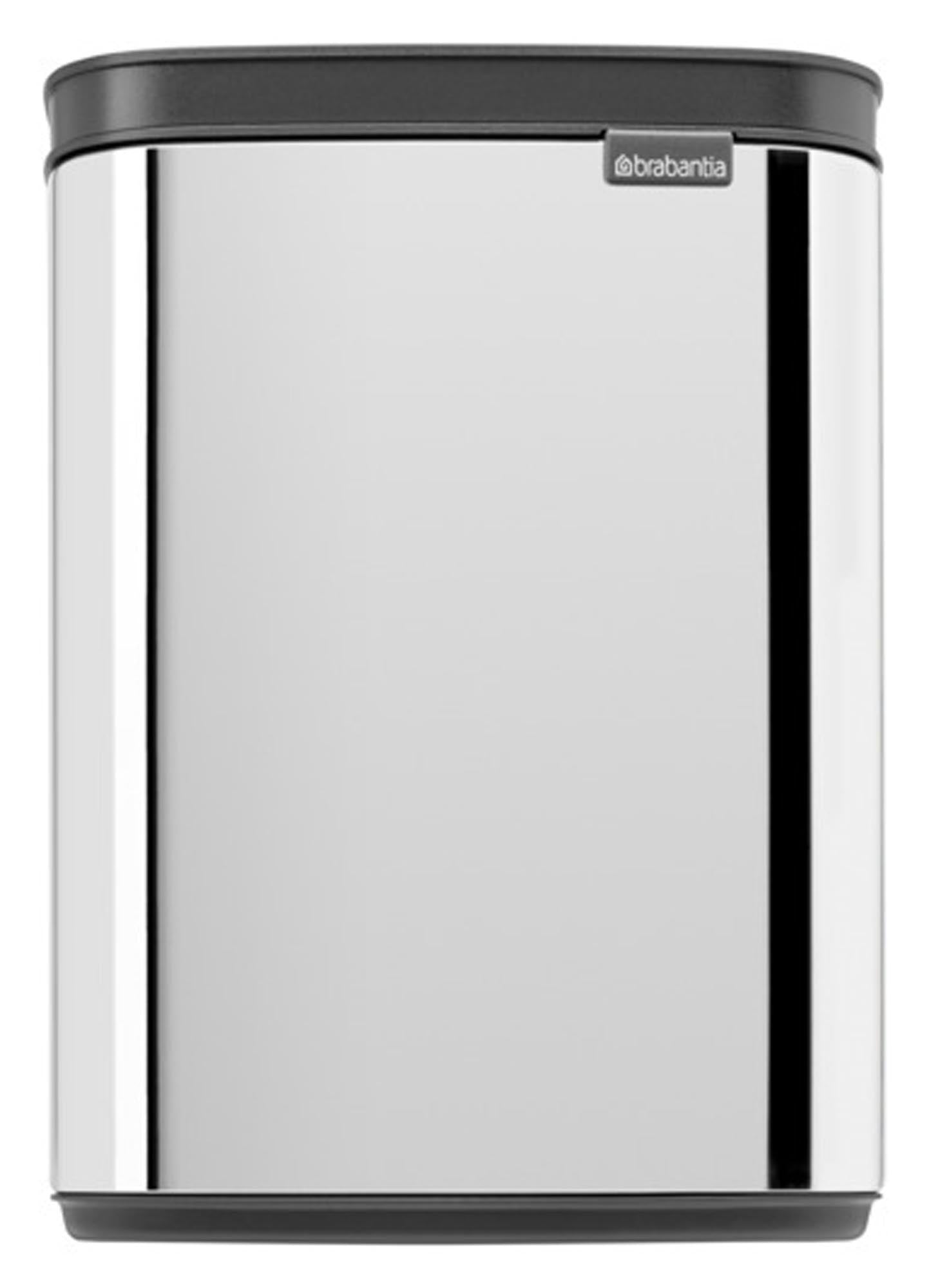 BRABANTIA Abfallbehälter Bo brilliant steel 7 l in  präsentiert im Onlineshop von KAQTU Design AG. Mülleimer ist von BRABANTIA