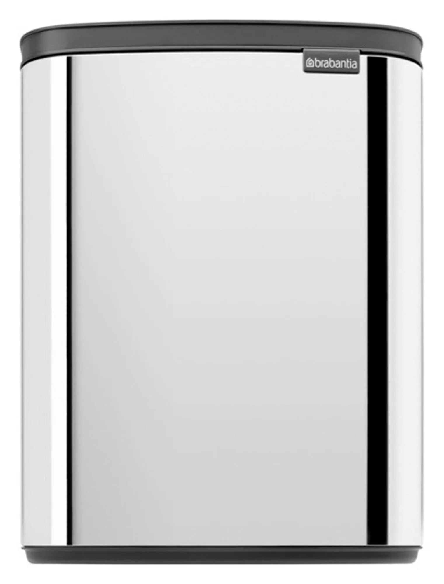 BRABANTIA Abfallbehälter Bo brilliant steel 12 l in  präsentiert im Onlineshop von KAQTU Design AG. Mülleimer ist von BRABANTIA