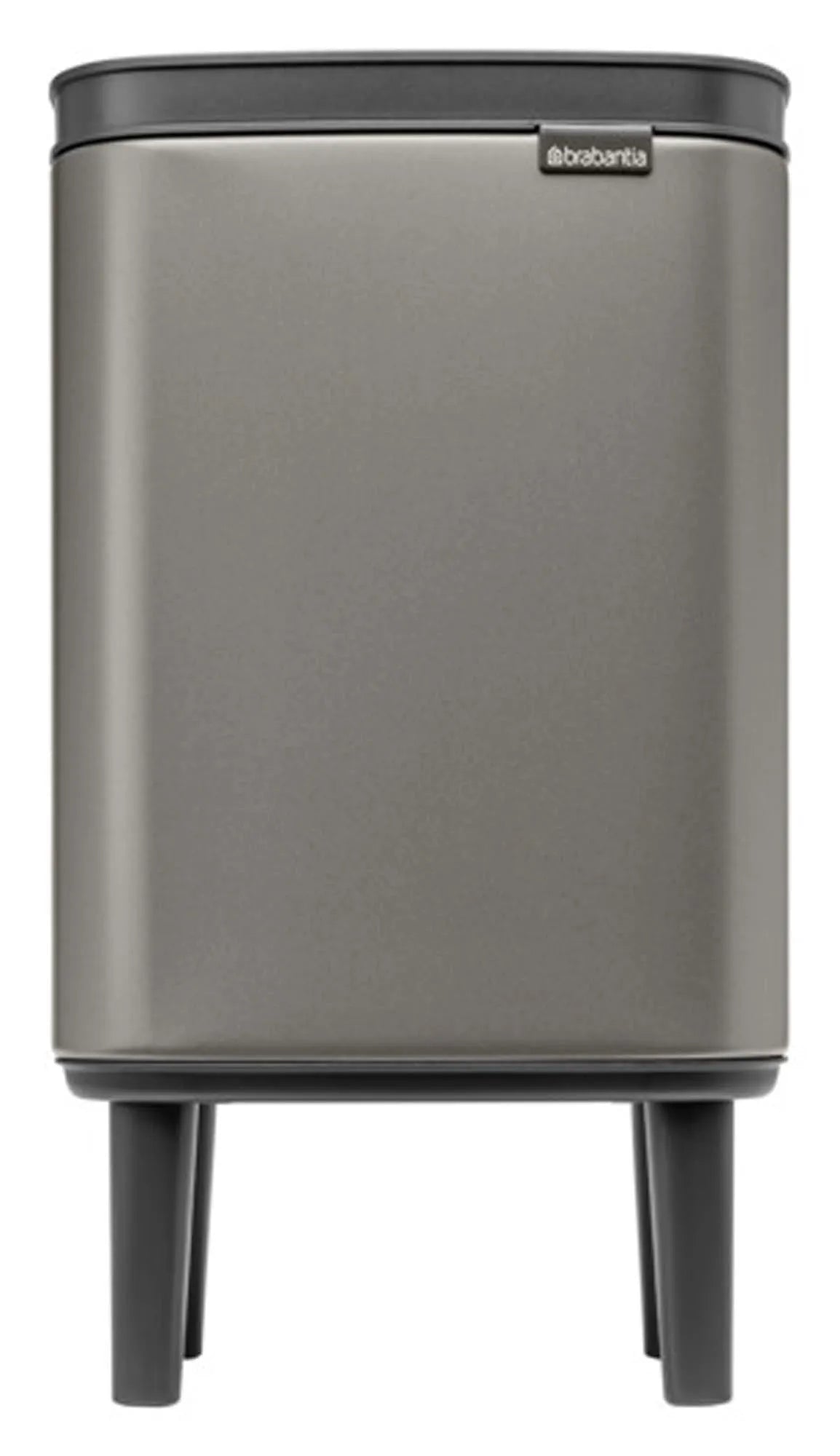 BRABANTIA Abfallbehälter Bo Hi platinum 4 l in  präsentiert im Onlineshop von KAQTU Design AG. Mülleimer ist von BRABANTIA