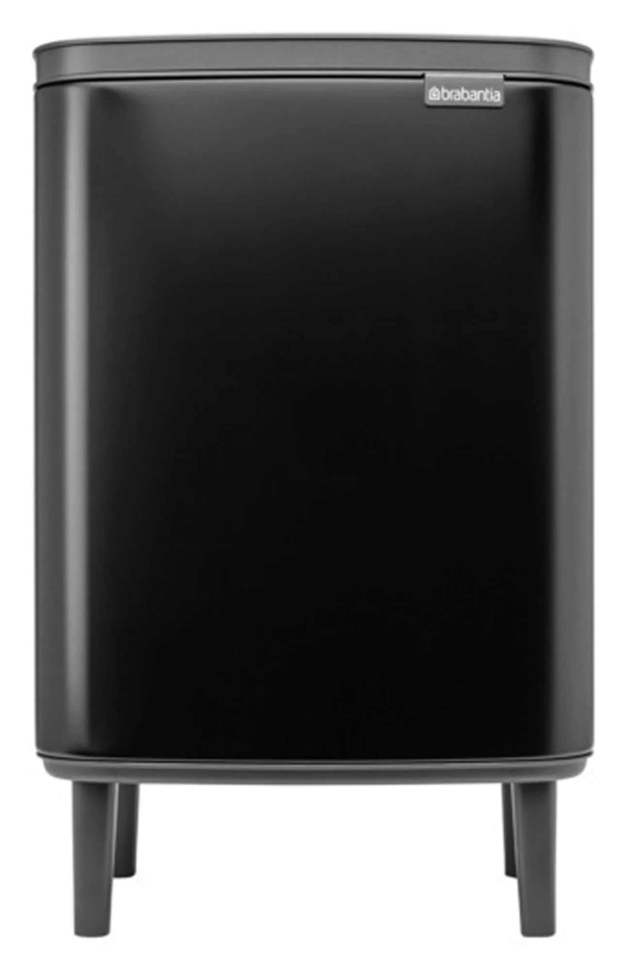 BRABANTIA Abfallbehälter Bo Hi black matt 12 l in  präsentiert im Onlineshop von KAQTU Design AG. Mülleimer ist von BRABANTIA