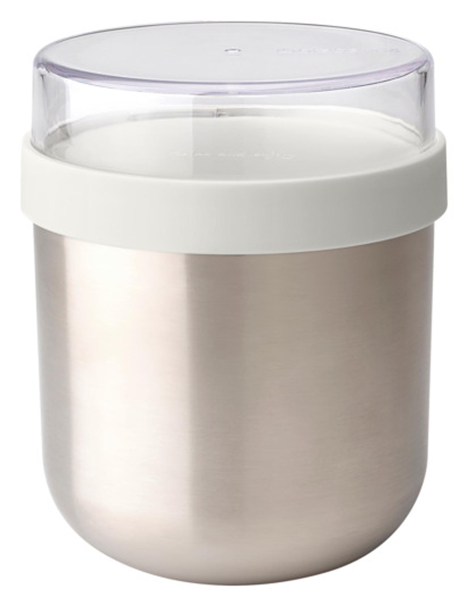 BRABANTIA Isolier-Suppentasse Make & Take light grey 0.5 l in  präsentiert im Onlineshop von KAQTU Design AG. Glas ist von BRABANTIA