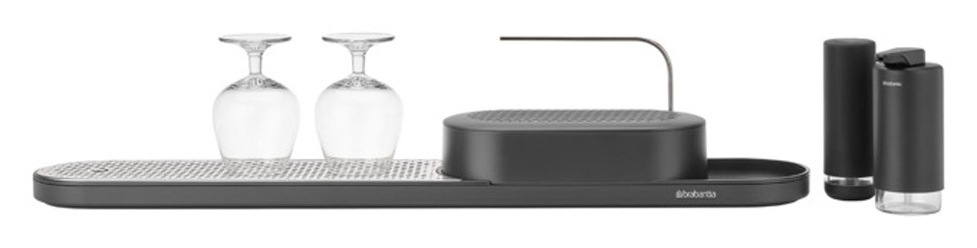 BRABANTIA Abwaschset SinkStyle 4-teilig mineral infinite grey