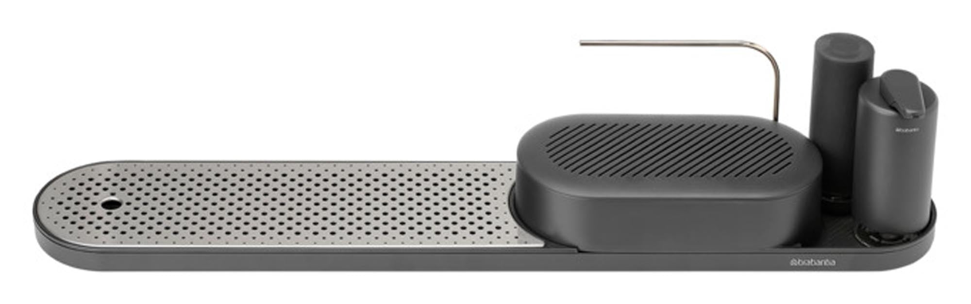 BRABANTIA Abwaschset SinkStyle 4-teilig mineral infinite grey