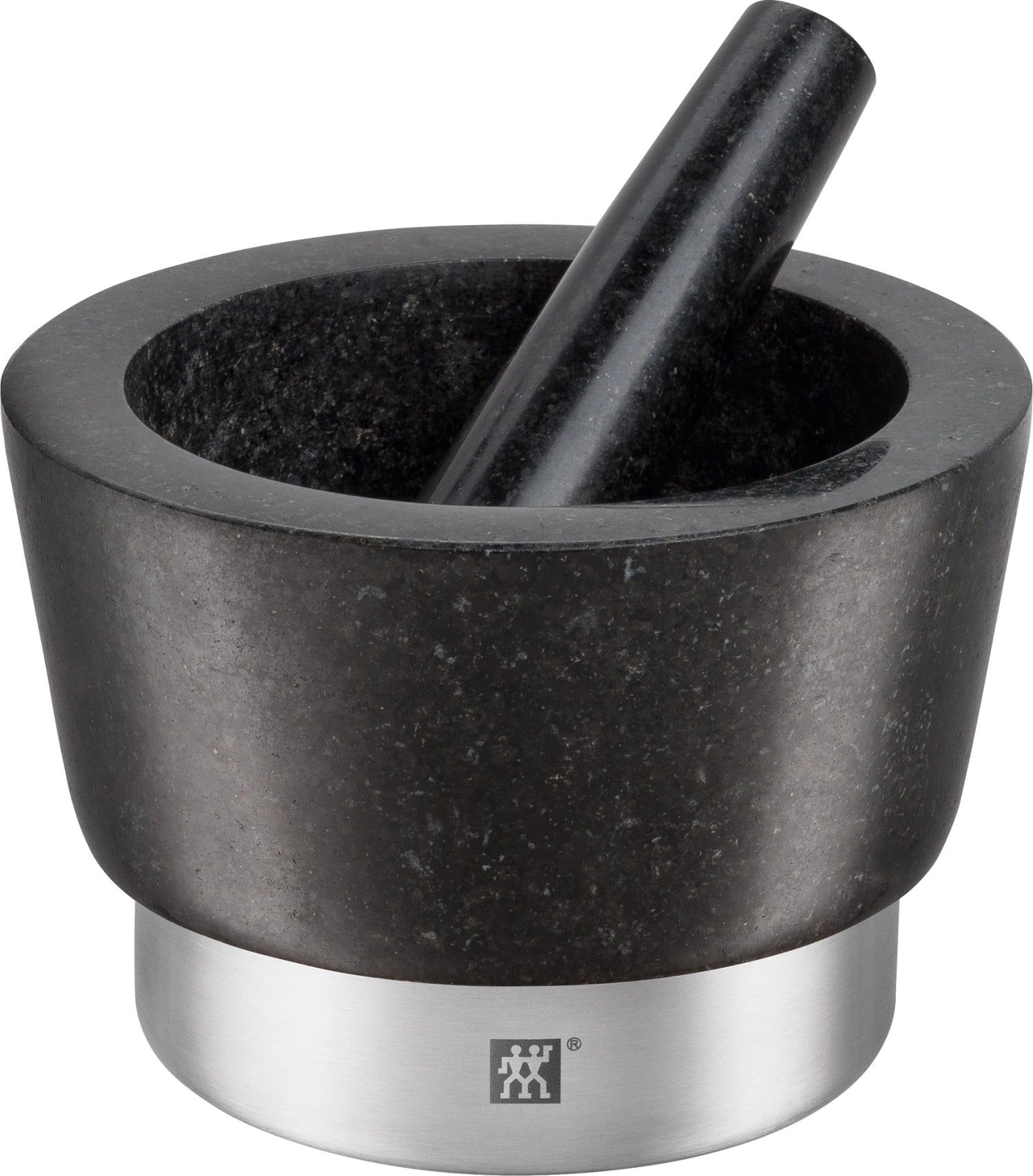 Zwilling Granit Mörser mit Stössel, 15 cm in Schwarz präsentiert im Onlineshop von KAQTU Design AG. Küchenhelfer ist von Zwilling Kitchen