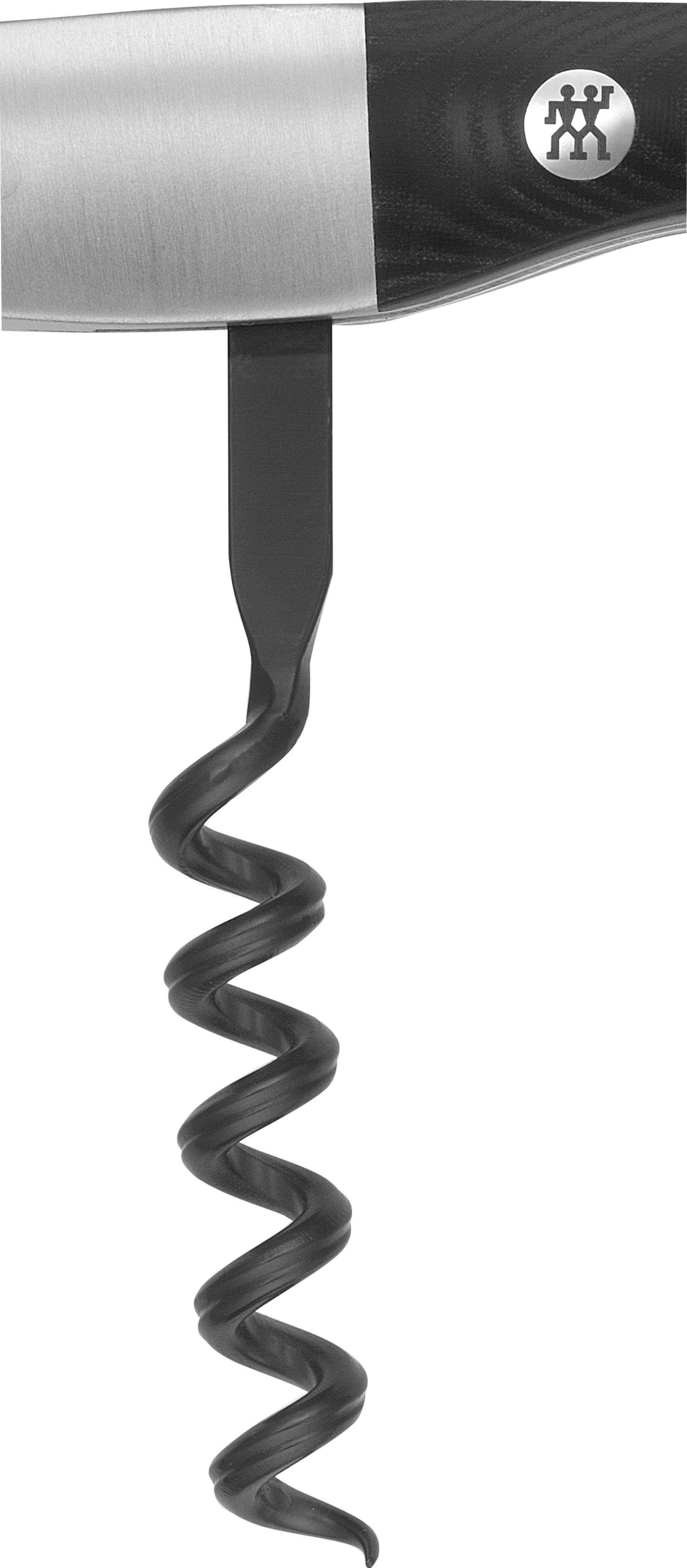 Elegantes Kellnermesser von Zwilling Kitchen in mattem Finish, perfekt für den stilvollen Genuss von Wein. Kompakte Maße: 12.1x2.6 cm.